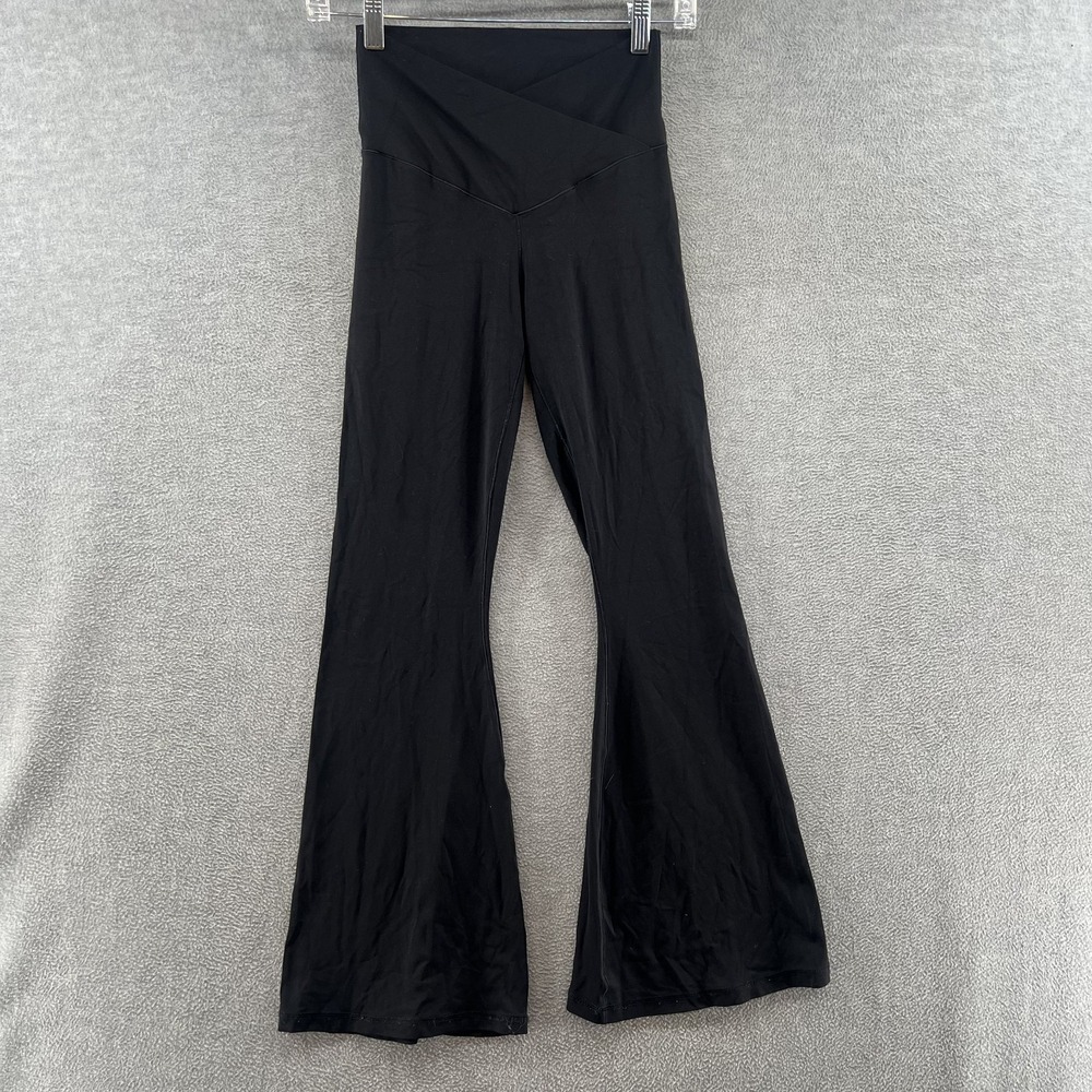 offline by aerie womens size m spandex stretch leggings wide leg high waisted